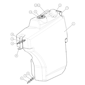 A413932 FUEL TANK, COMPLETE A640 from 1744