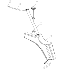 A419406 FUEL TANK, ASSEMBLY A225 from 1830