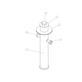 A420375 PIVOT PIN WITH PARTS A220 from 1718