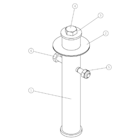 A420375 PIVOT PIN WITH PARTS A225 from 1830