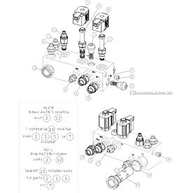 A421616 HYDRAULIC MANIFOLD A528 from 1744