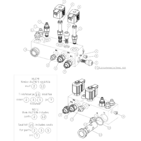 A421616 HYDRAULIC MANIFOLD A528 from 1744