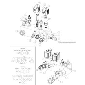 A421616 HYDRAULIC MANIFOLD O A523 from 1820