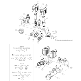 A421616 HYDRAULIC MANIFOLD O A523 from 1820