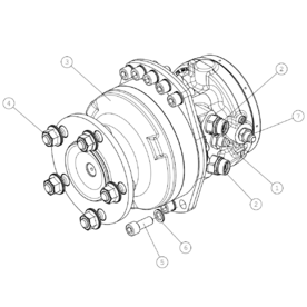 A421885 DRIVE MOTOR REAR, AS A523 from 1820