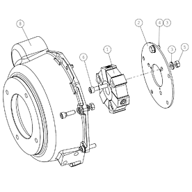 A422594 FLYWHEEL HOUSING D90 A523 from 1820