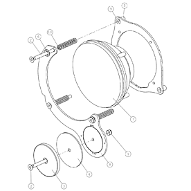 A423029 FRONT LIGHTS ASSEMBLY A528 from 1744
