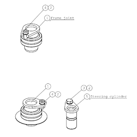 A423186 PIVOT PINS & BEARING A423 from 1820