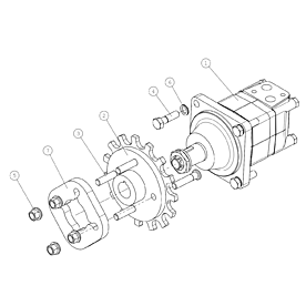 A46243 DRIVE MOTOR A225 from 1830
