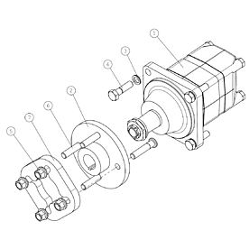 A46244 DRIVE MOTOR, REAR, A A225 from 1830