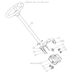 A48998 STEERING COLUMN A523 from 1820