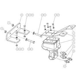 A49058 DRIVE PEDAL, COMPLET A528 from 1744