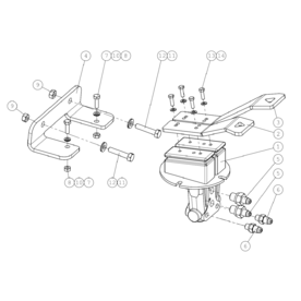 A49058 DRIVE PEDAL, COMPLET A760i from 1710