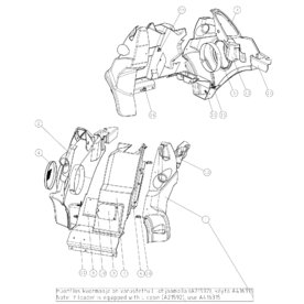 A49119 ROPS FRAME WITH FOPS A750 from 1710