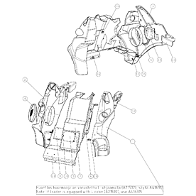 A49119 ROPS FRAME WITH FOPS A750 from 1710