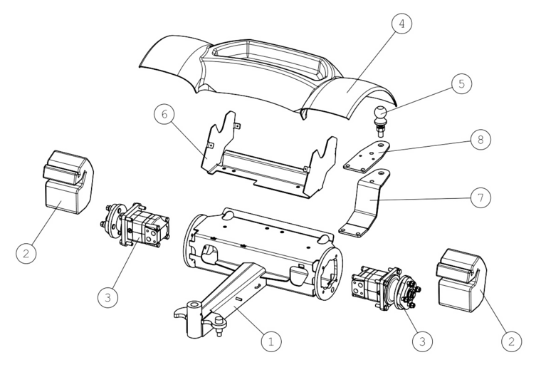 BRACKET, BACK WEIGHT