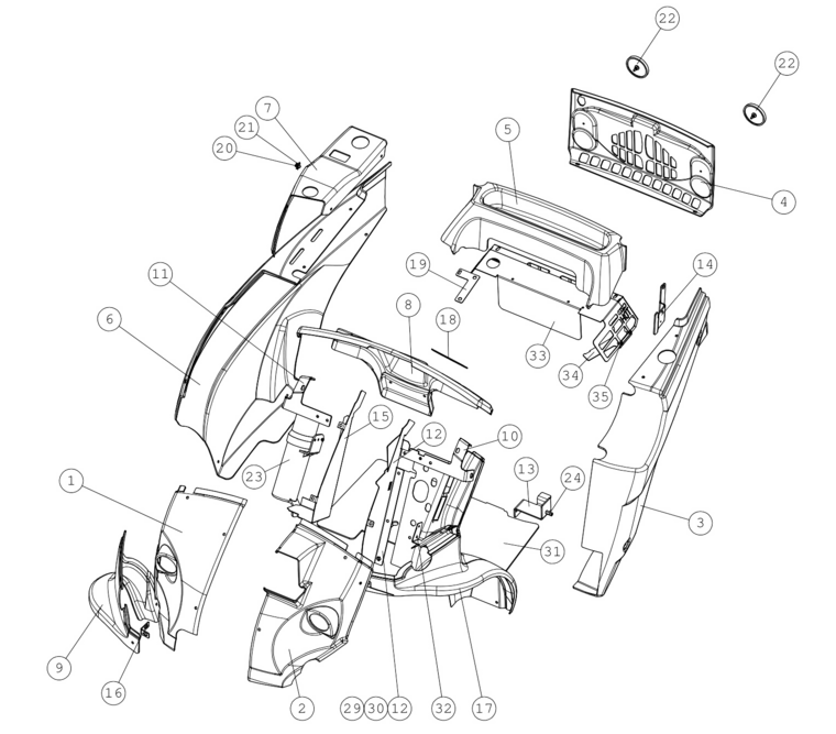 BRACKET COVER PANEL