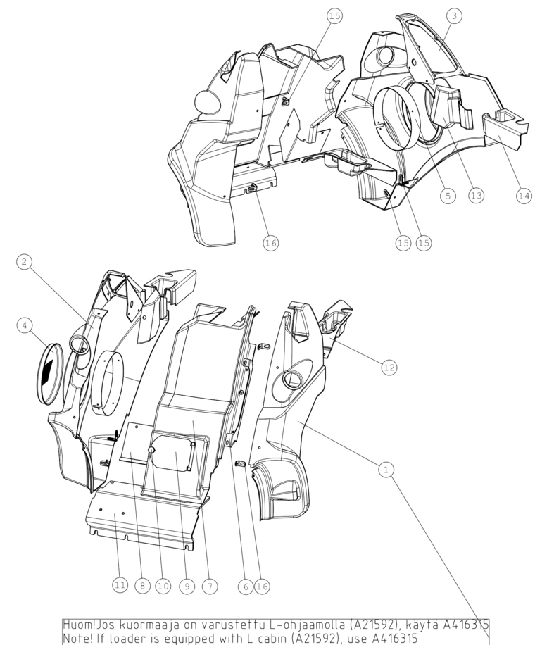 BRACKET, FRONT LEFT,