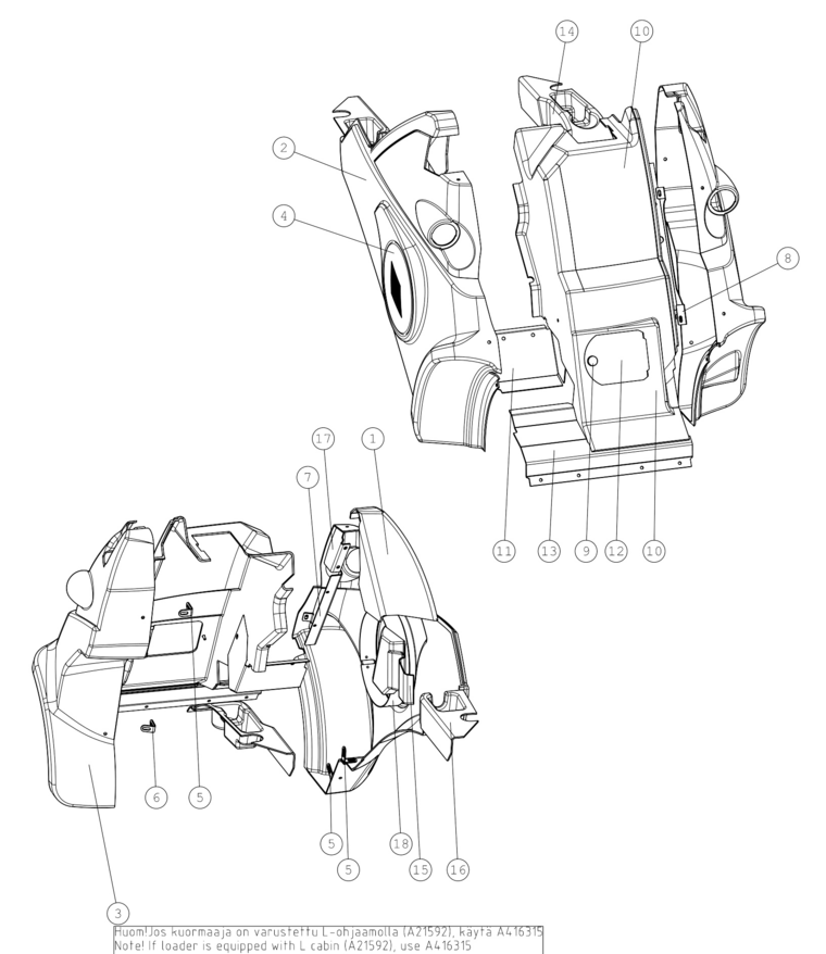 BRACKET, FRONT RIGHT