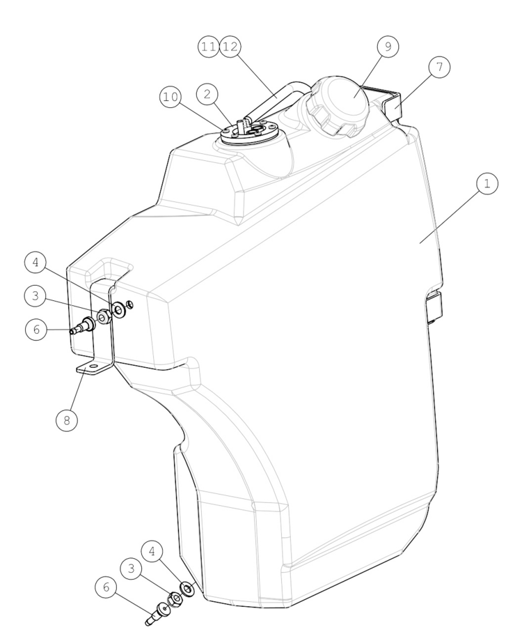 BRACKET, FUEL TANK