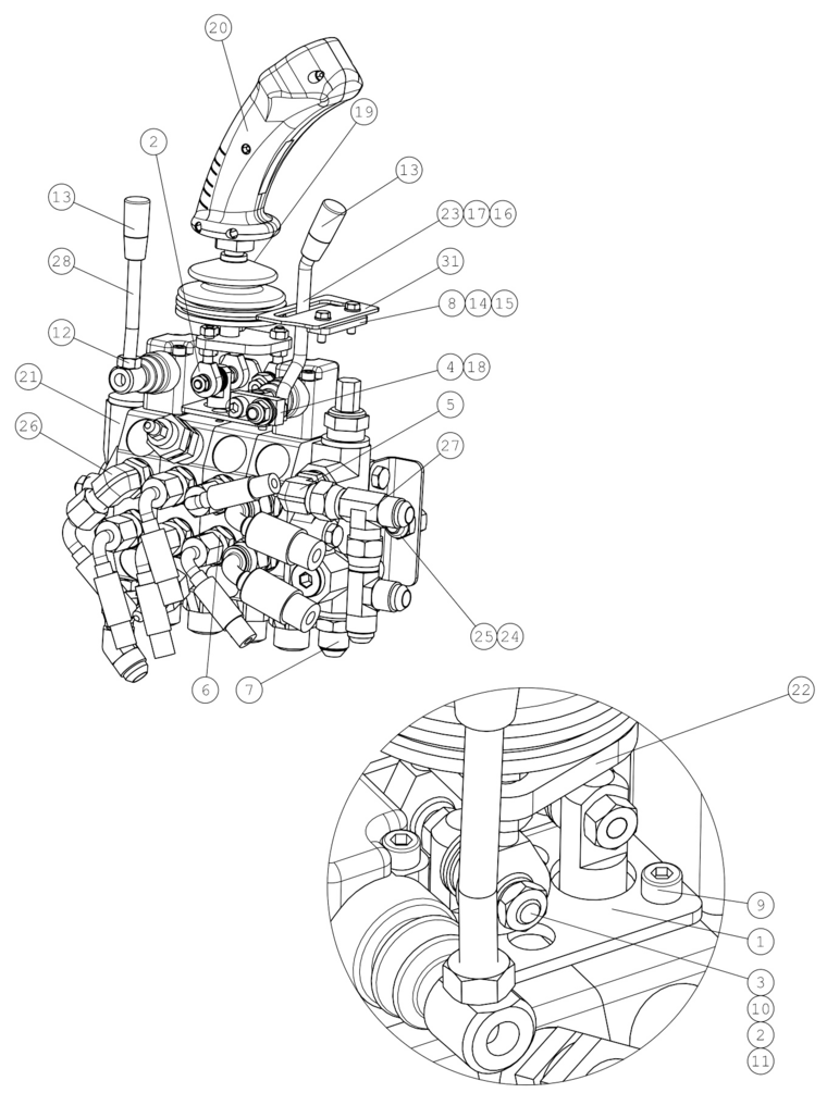 BRACKET, LINKAGE CON