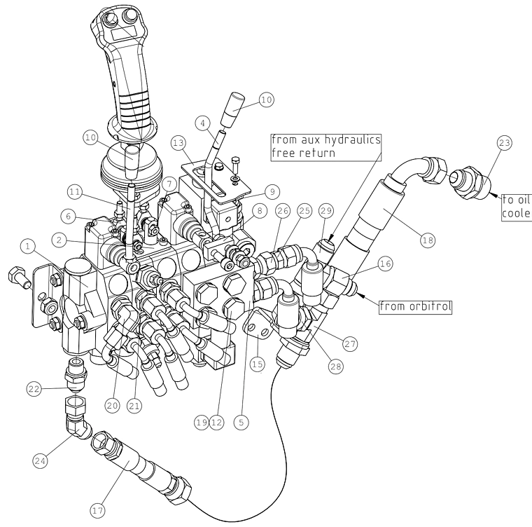CONNECTION HYDRAULIC