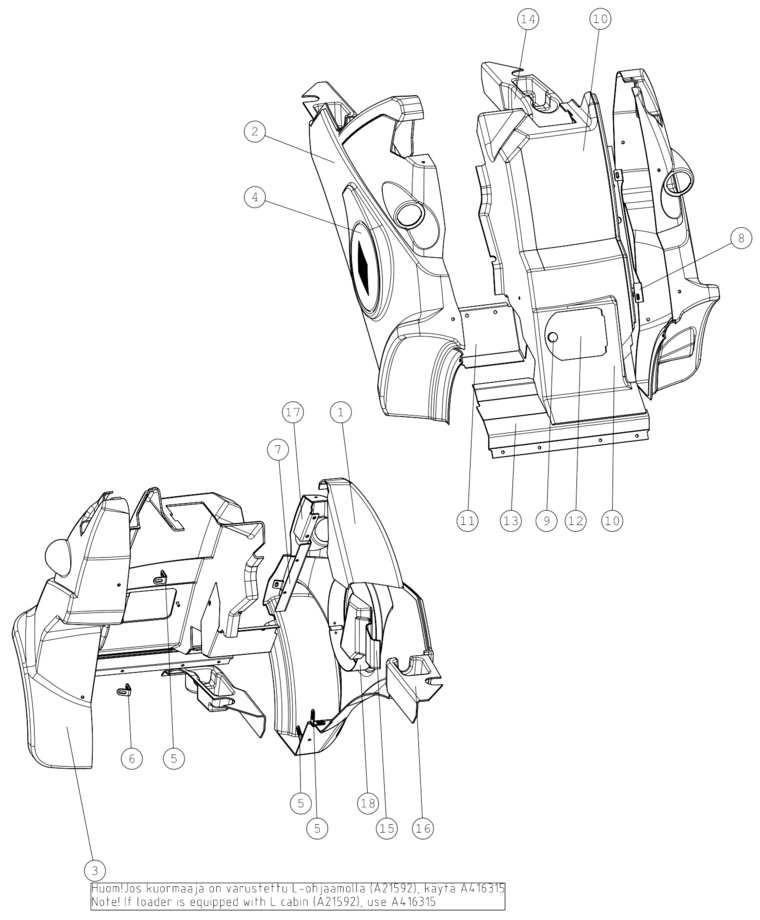 COVER PLATE, FRONT L