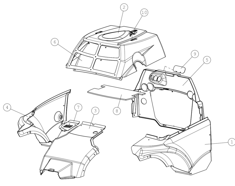 COVER PLATE REAR RIG