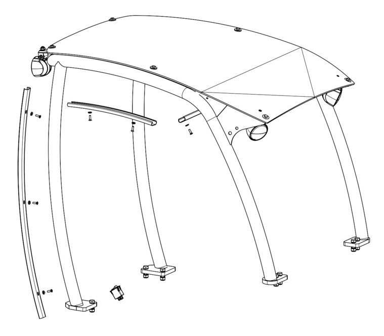 COVER STRIP, UPPER