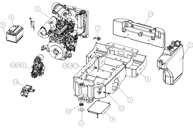 DIESEL ENGINE ASSEMB