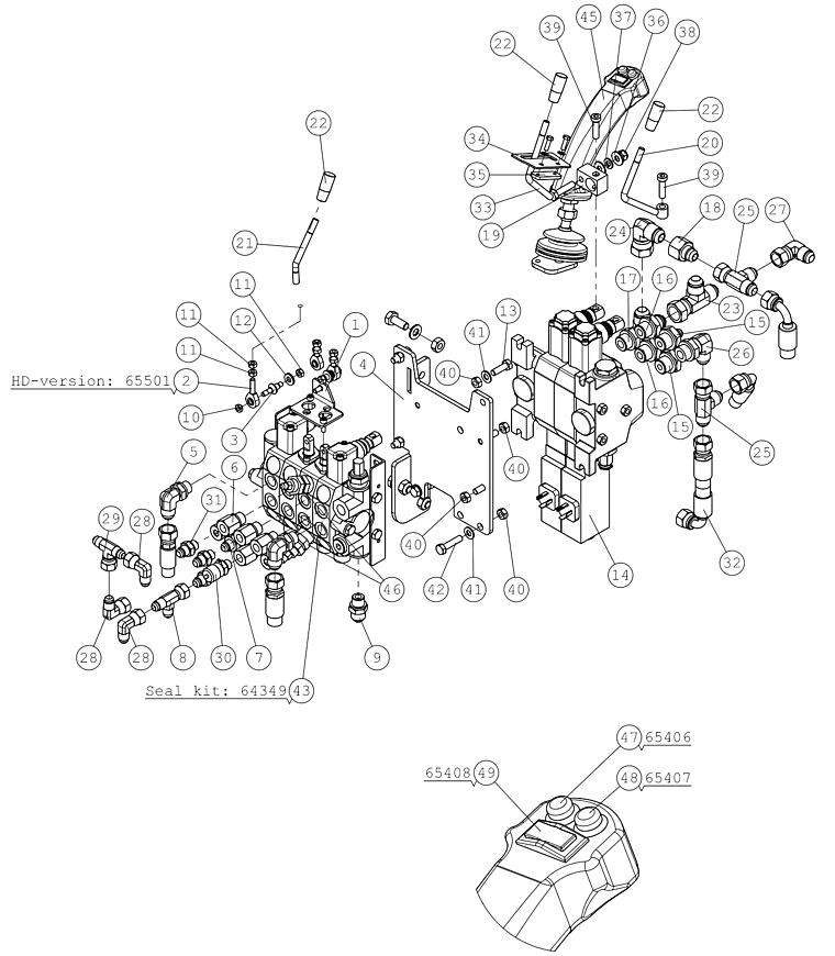 DIRECTIONAL VALVE HC