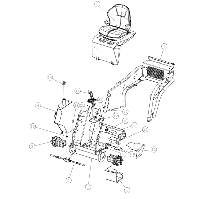 DRIVE MOTOR, FRONT,