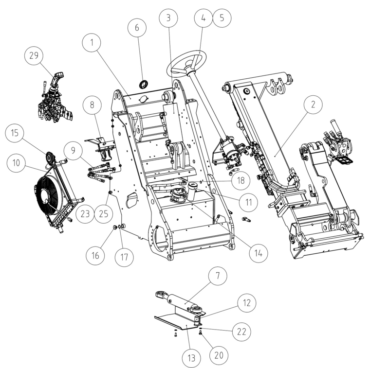 DRIVE PEDAL, COMPLET