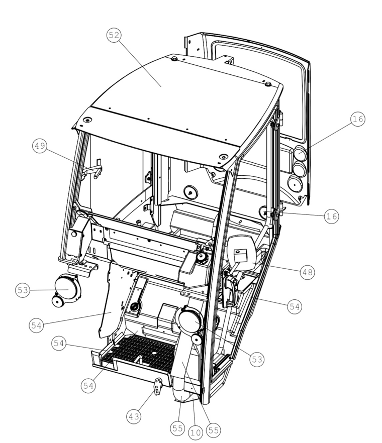 FRAME, CAB LX