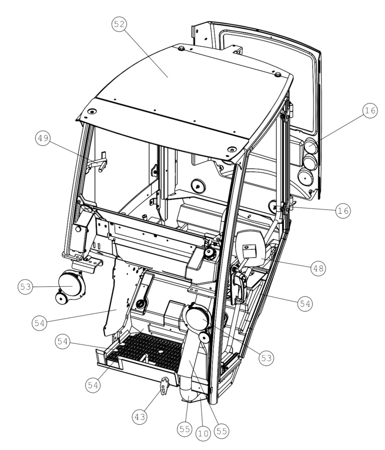 FRAME, CAB LX