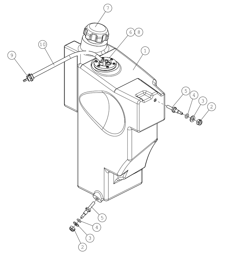 FUEL TANK 20 LITRES