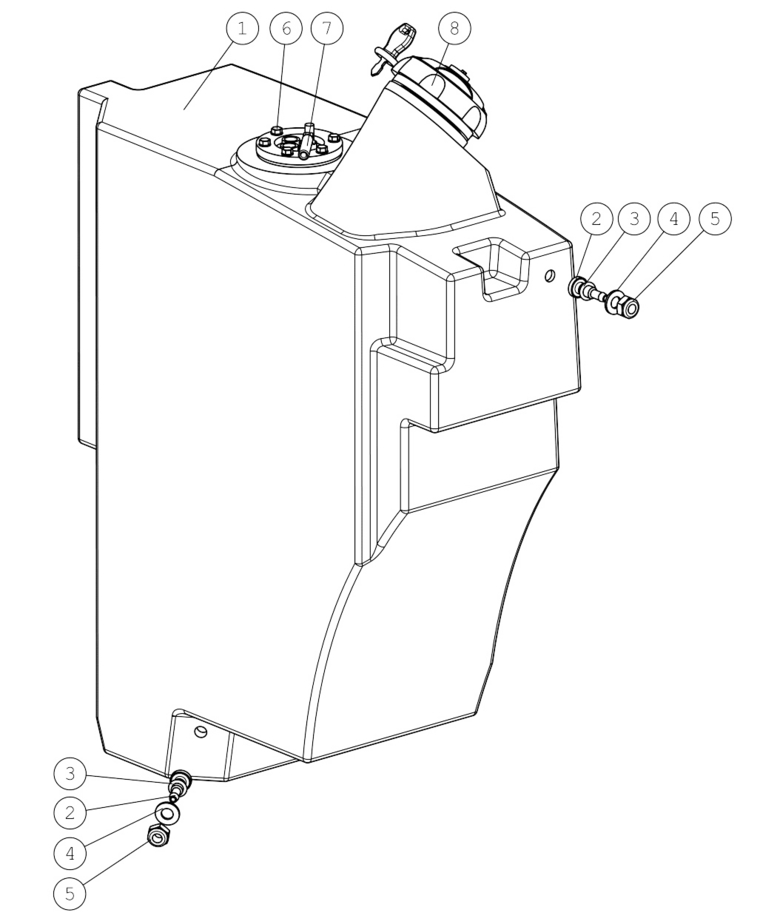 FUEL TANK 40L