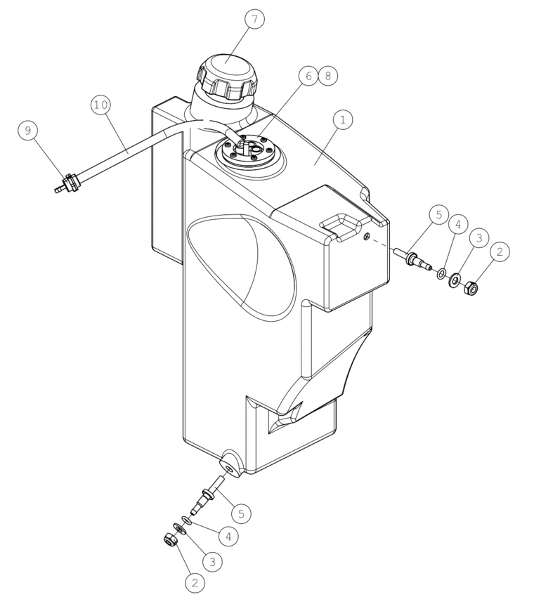 HEXAGONAL NUT M 10 N