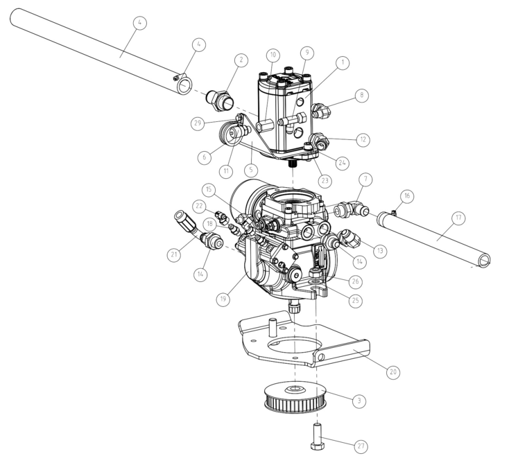 HEXAGONAL NUT M 14 N