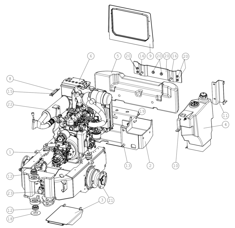 HEXAGONAL SCREW M16*