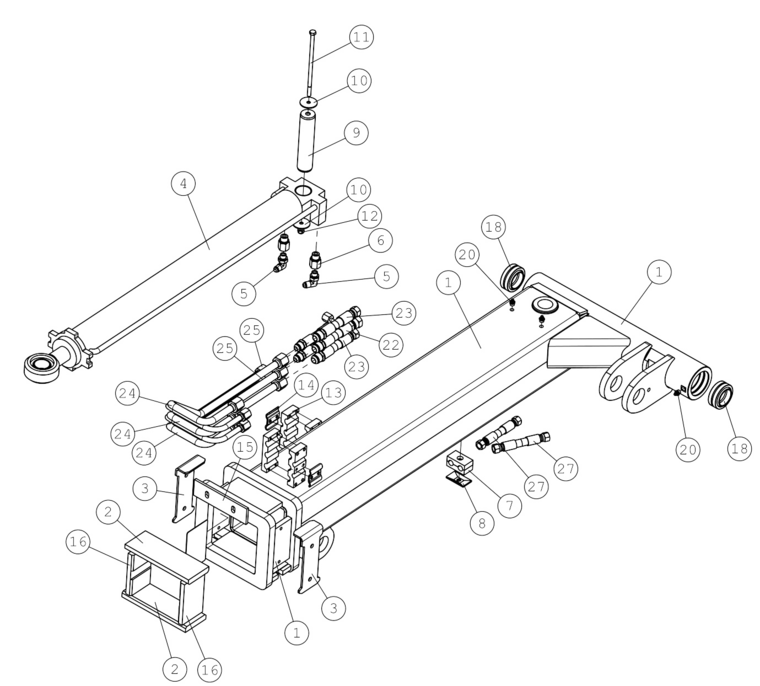 HEXAGONAL SCREW M8*