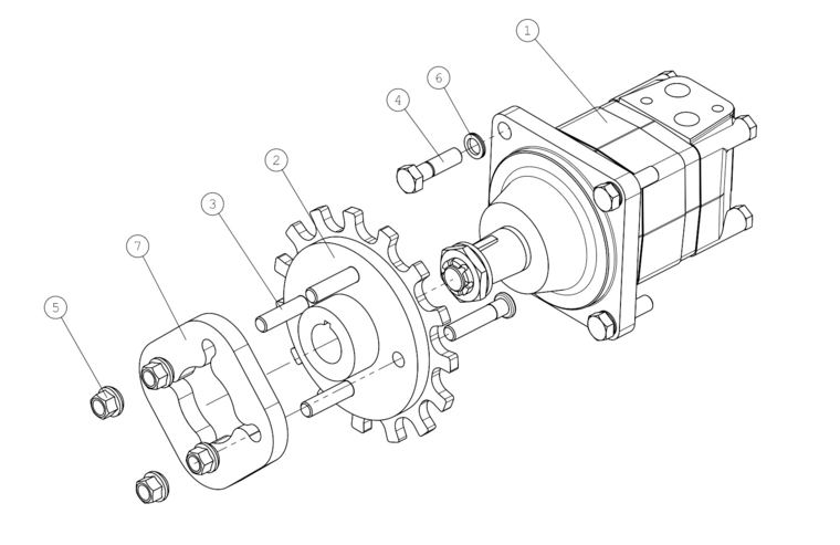 HYDRAULIC MOTOR OMSW