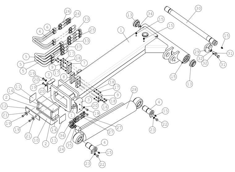 HYDRAULIC PIPE F16