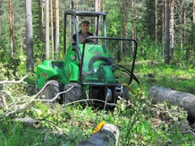 hydraulický naviják s bezpečnostnou mriežkou