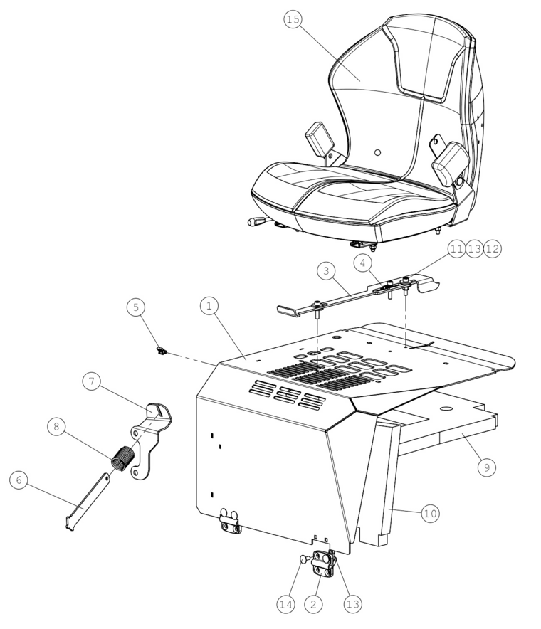 LATCH, SEAT BASE 200