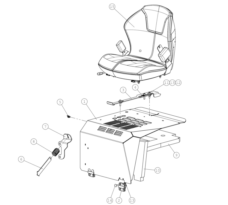 LATCH, SEAT BASE 200