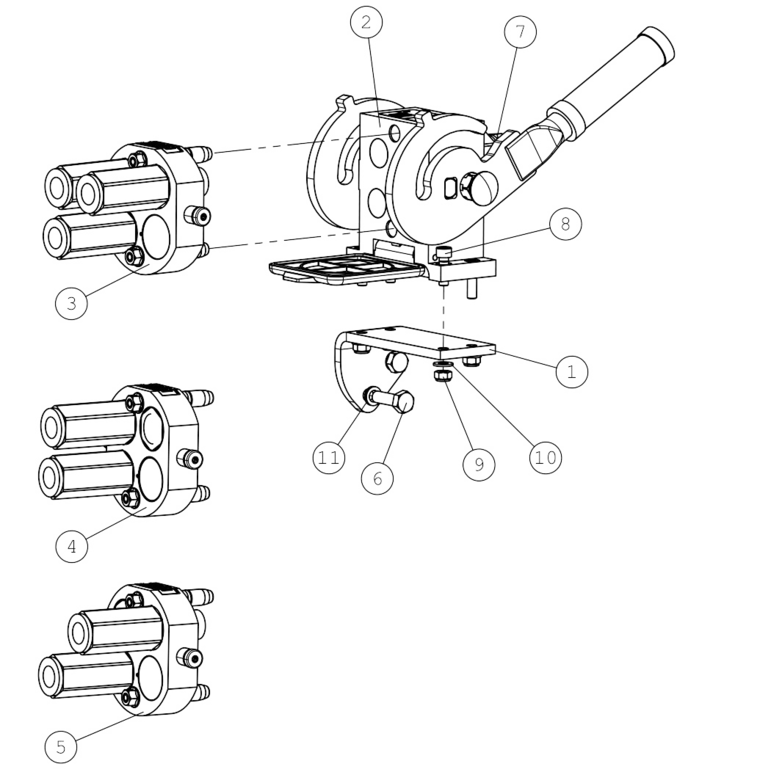 MOUNTING BRACKET, MU