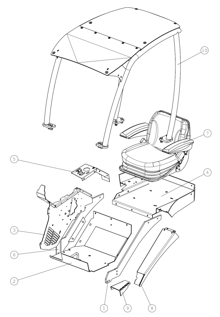 SEAT, WITH SUSPENSIO