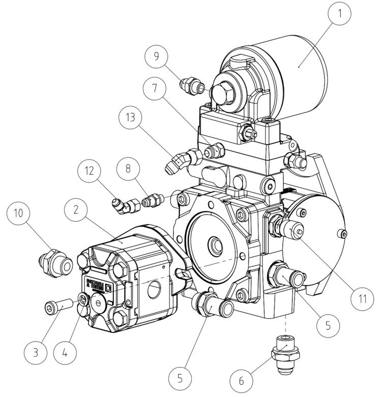 VARIABLE DISPL. PUMP