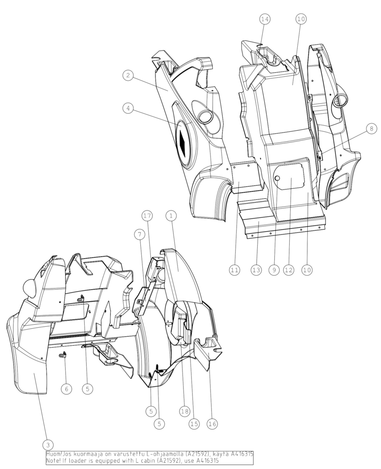WIRE HARNESS, BOOM F